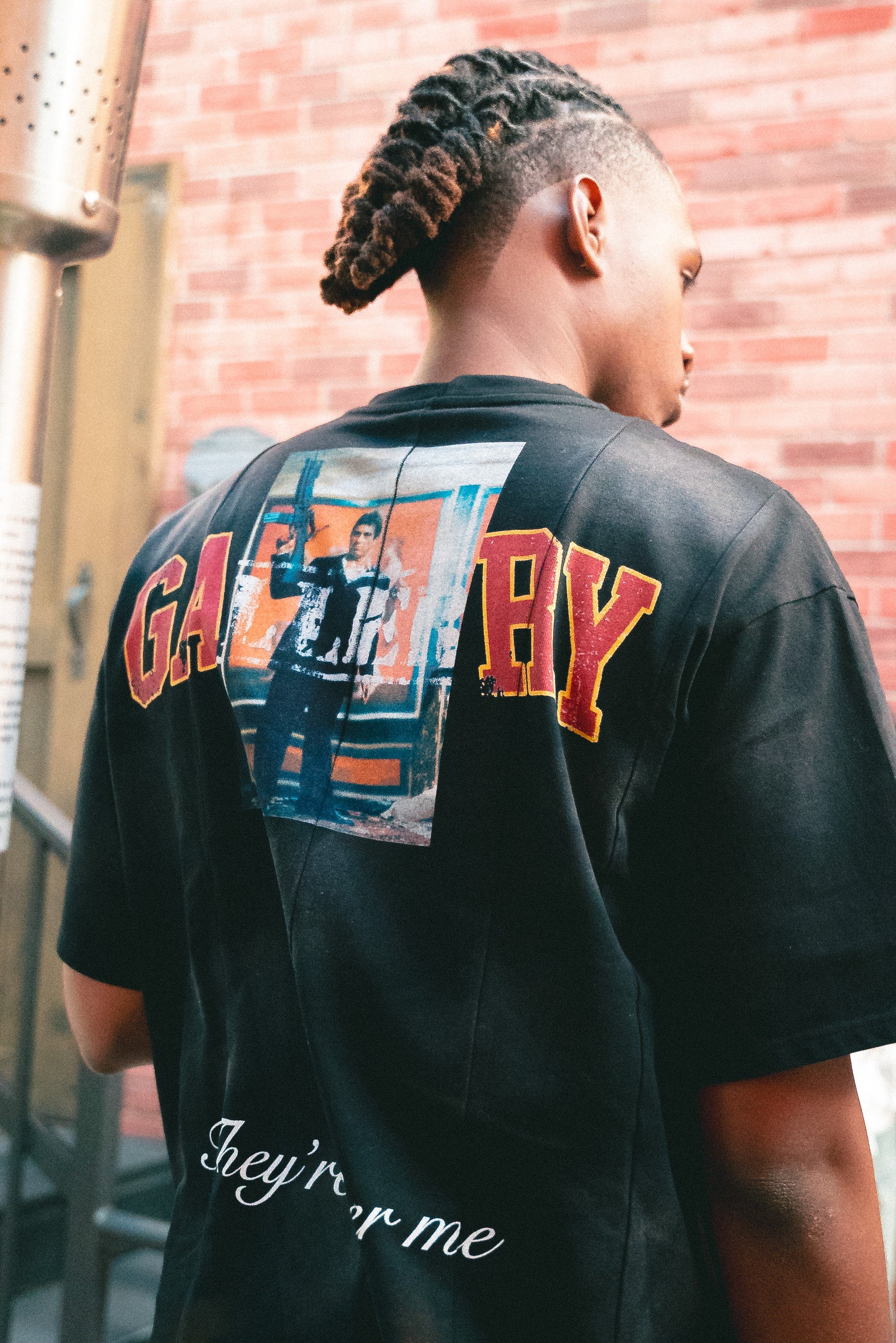 Black “They’re After me” Tee