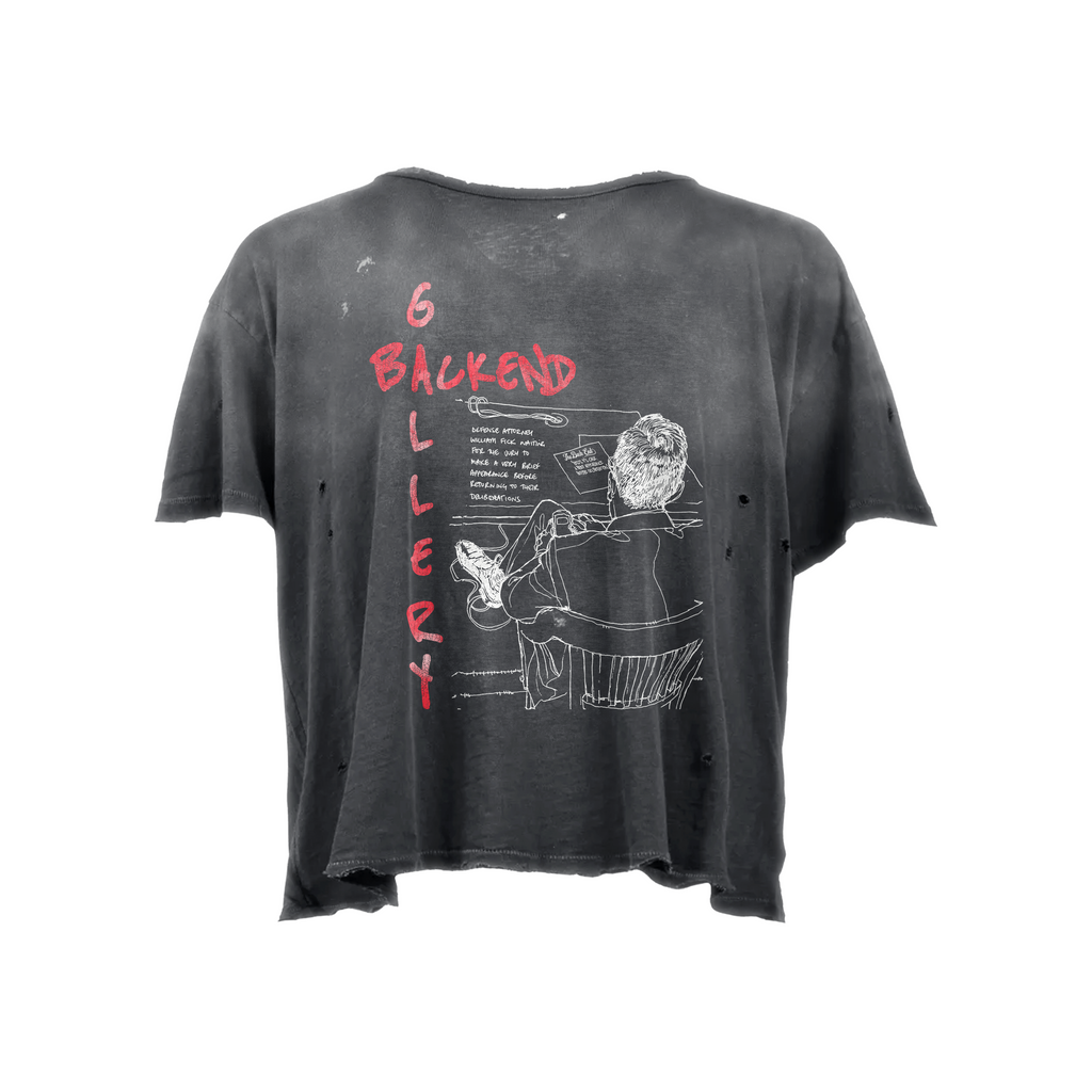 CHARCOAL INDICTEMNT TEE