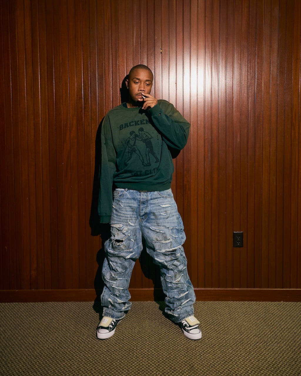 OLIVE FC CREWNECK
