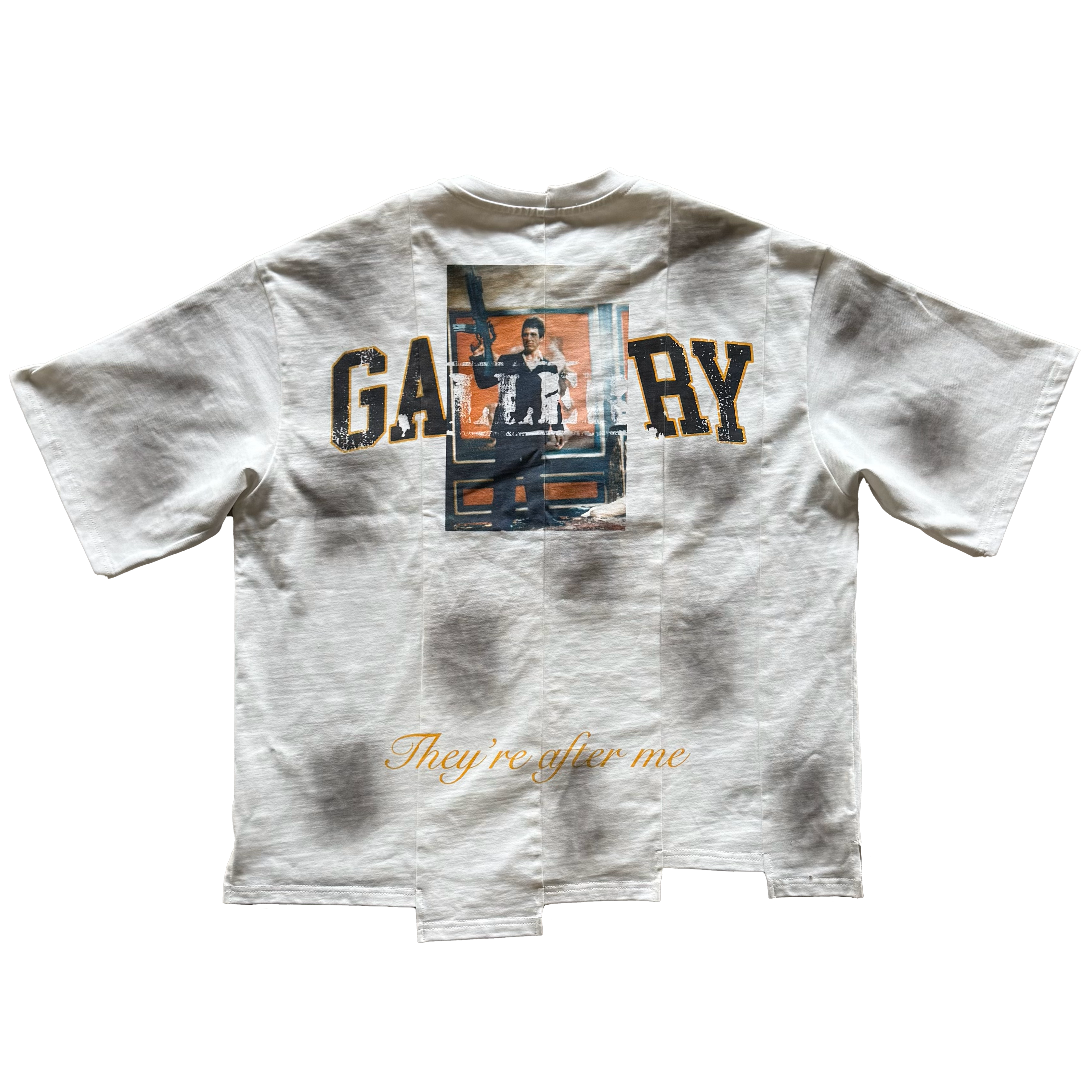 White “They’re After Me” Tee